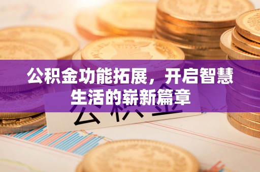 桥头公积金功能拓展，开启智慧生活的崭新篇章