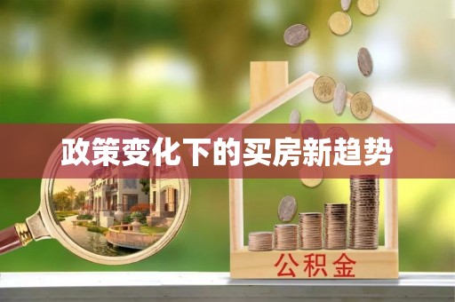 桥头政策变化下的买房新趋势