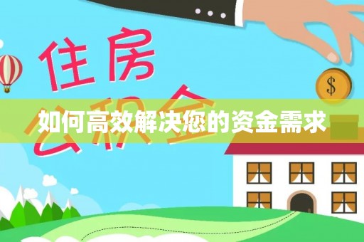 桥头如何高效解决您的资金需求